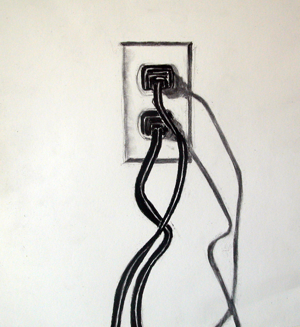  no. 59, 2003  charcoal on paper 