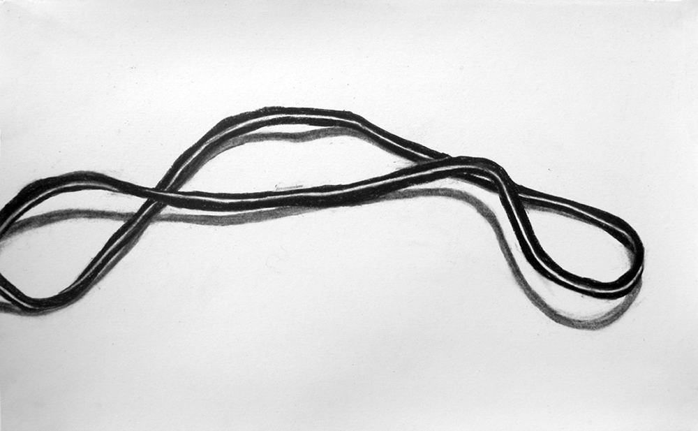  no. 62, 2004  charcoal on paper 