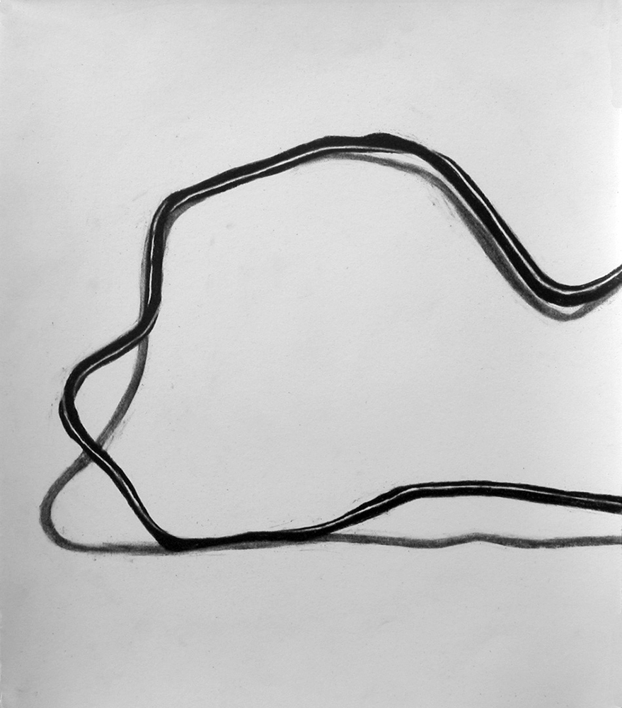  no. 63, 2004  charcoal on paper 