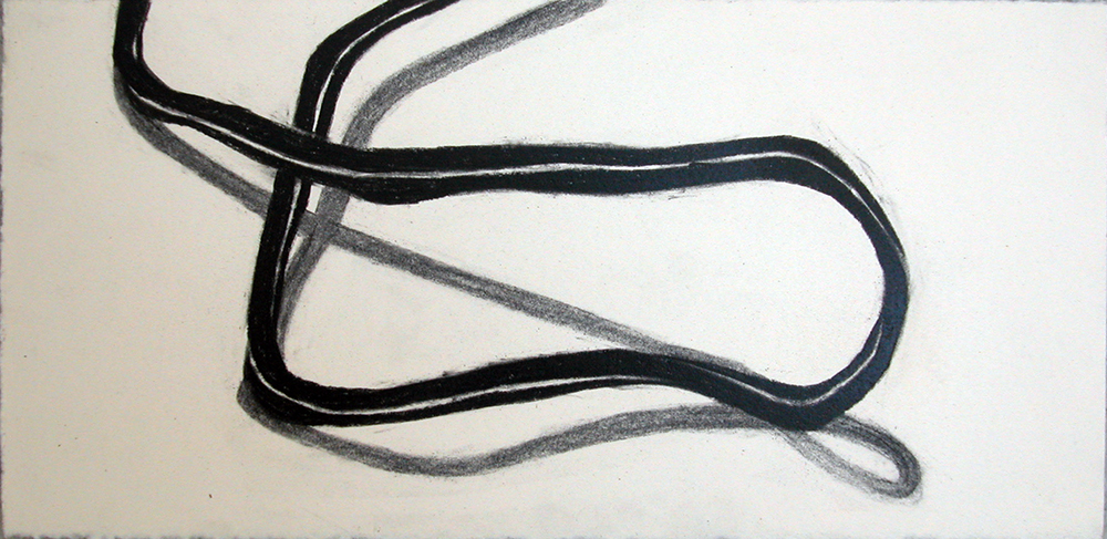  no. 76, 2006  charcoal on paper 