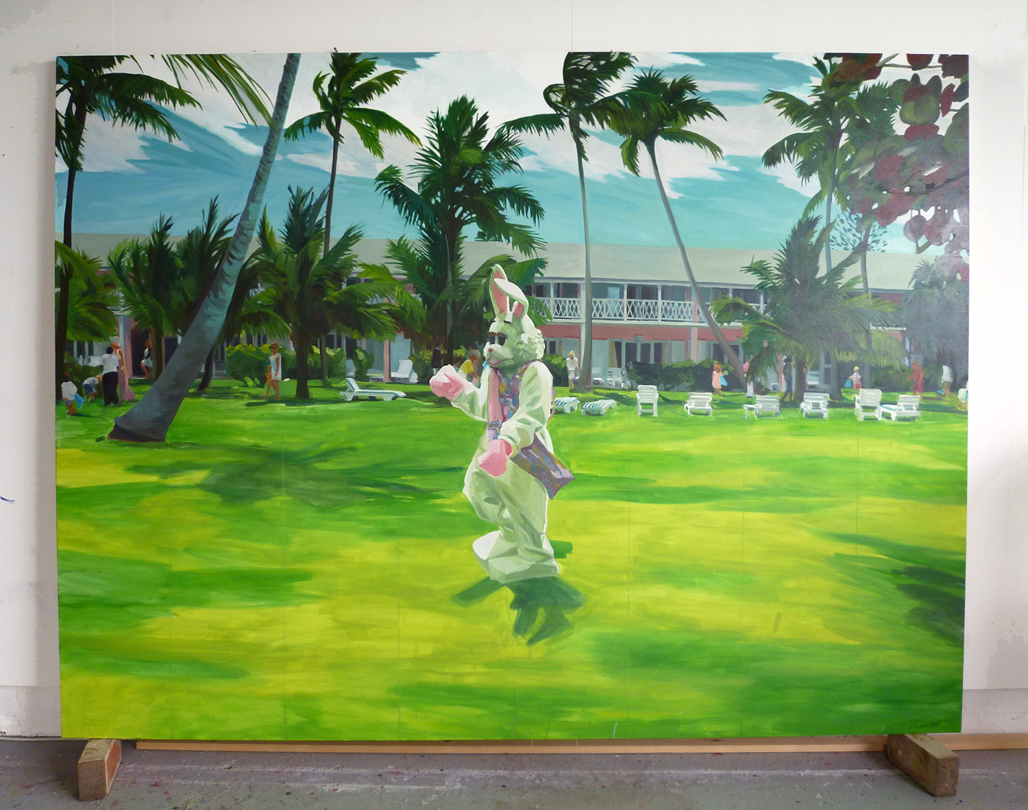  Bunny, 2010  oil on canvas  180 x 240 cm 