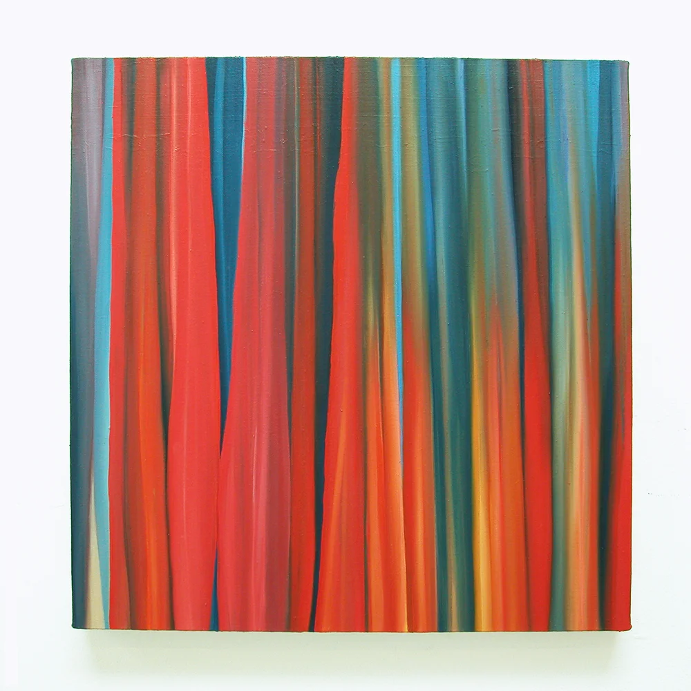 Candy colored clown, 2007 oil on canvas 49 x 49 cm