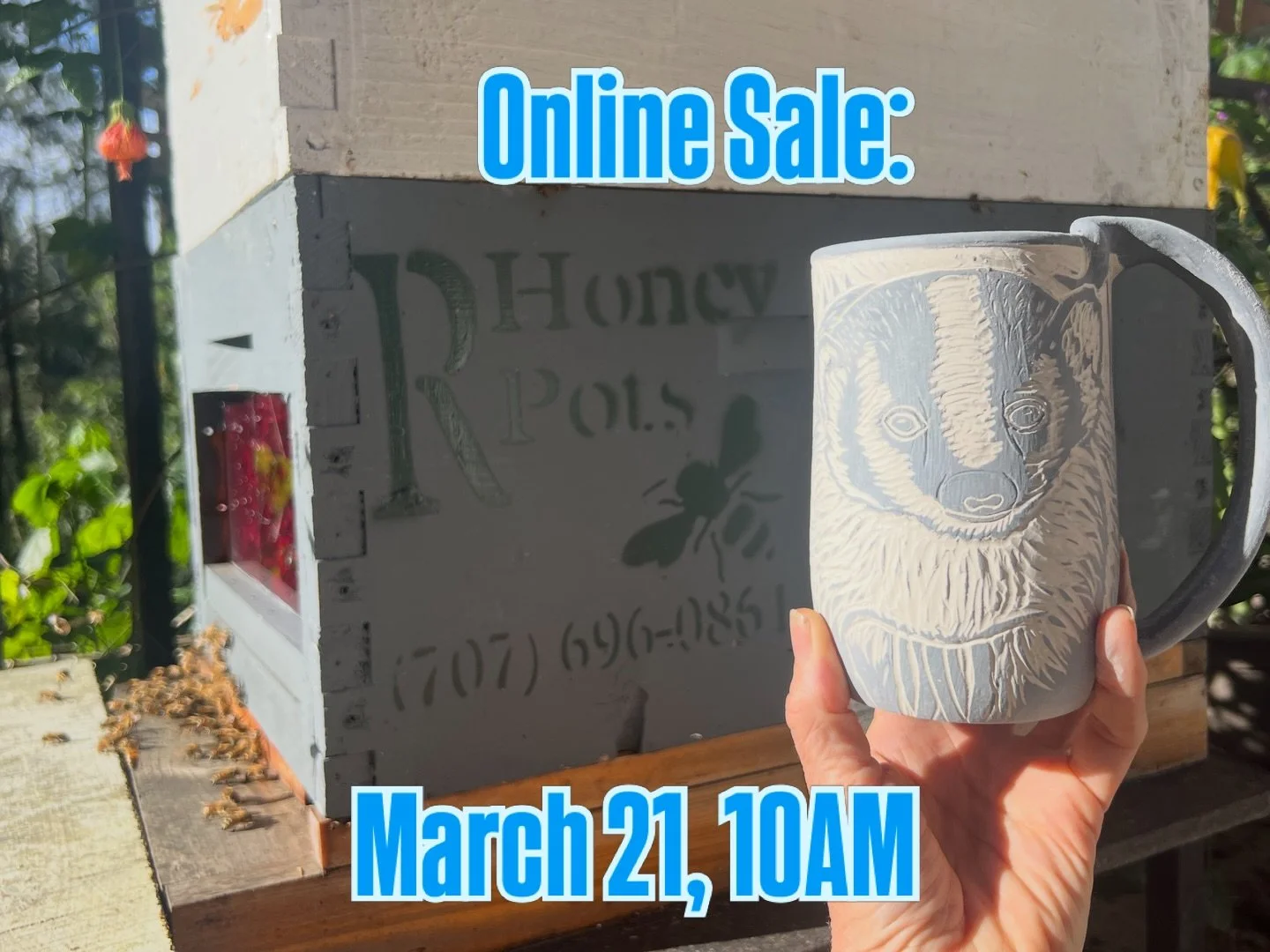 Filling the kiln for the first sale of the year: March 21-23 starting at 10AM.  I&rsquo;ve got undersea animals (octopuses, rays, lionfish, nudibranchs), terrestrial animals (badgers, bighorn sheep, owls), microscopic animals (tardigrade) and fungi. 