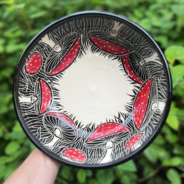 Large Mushroom Bowls