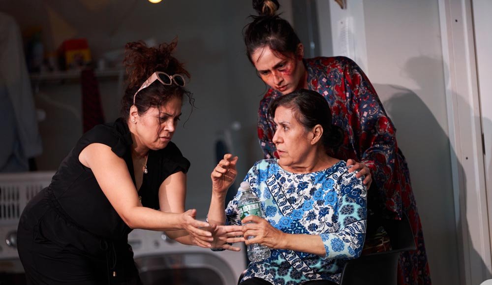 Annie Henk, Jacqueline Guillén and Socorro Santiago