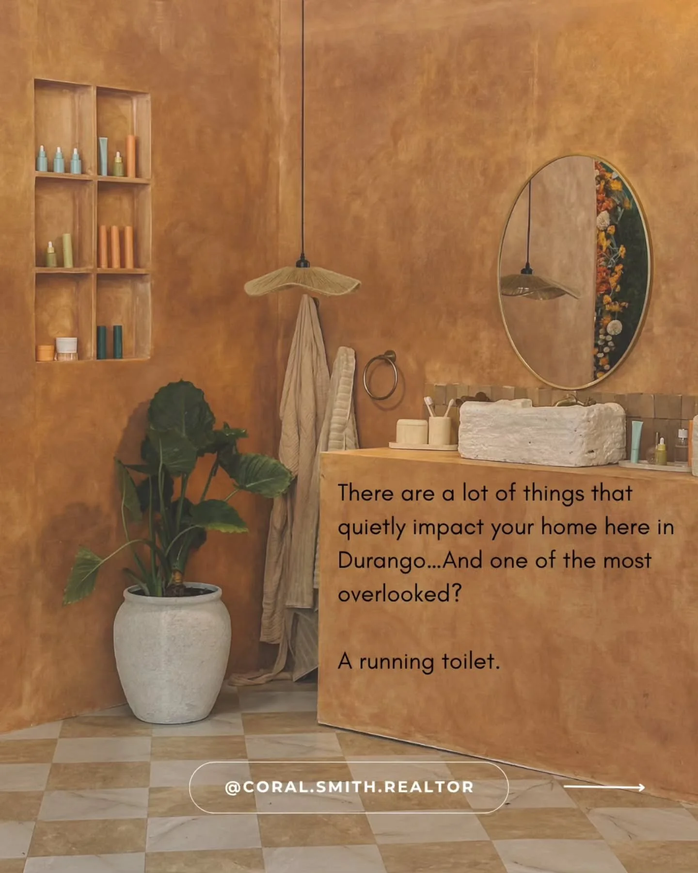 The City of&nbsp;Durango&nbsp;recently shared a simple reminder: leaky toilets can waste more water than most people realize.

It might not feel urgent.
But in a mountain community like ours, small issues have a way of becoming bigger ones when they&