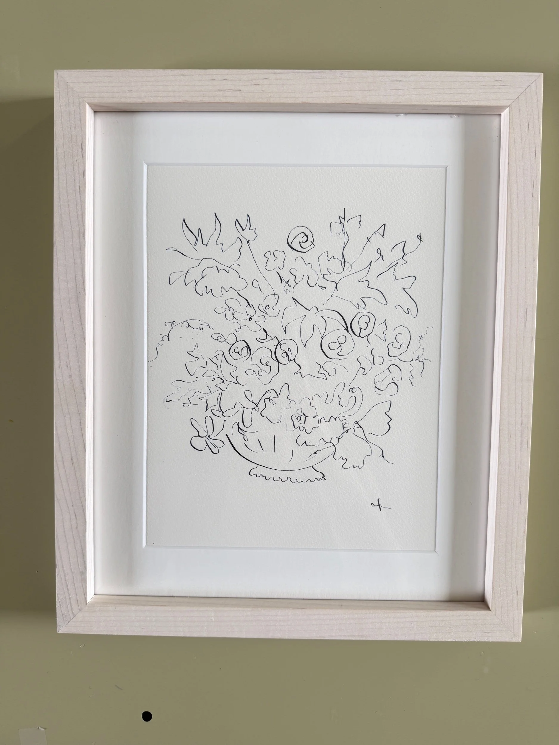 "Wild Bouquet, Contained" (Framed)