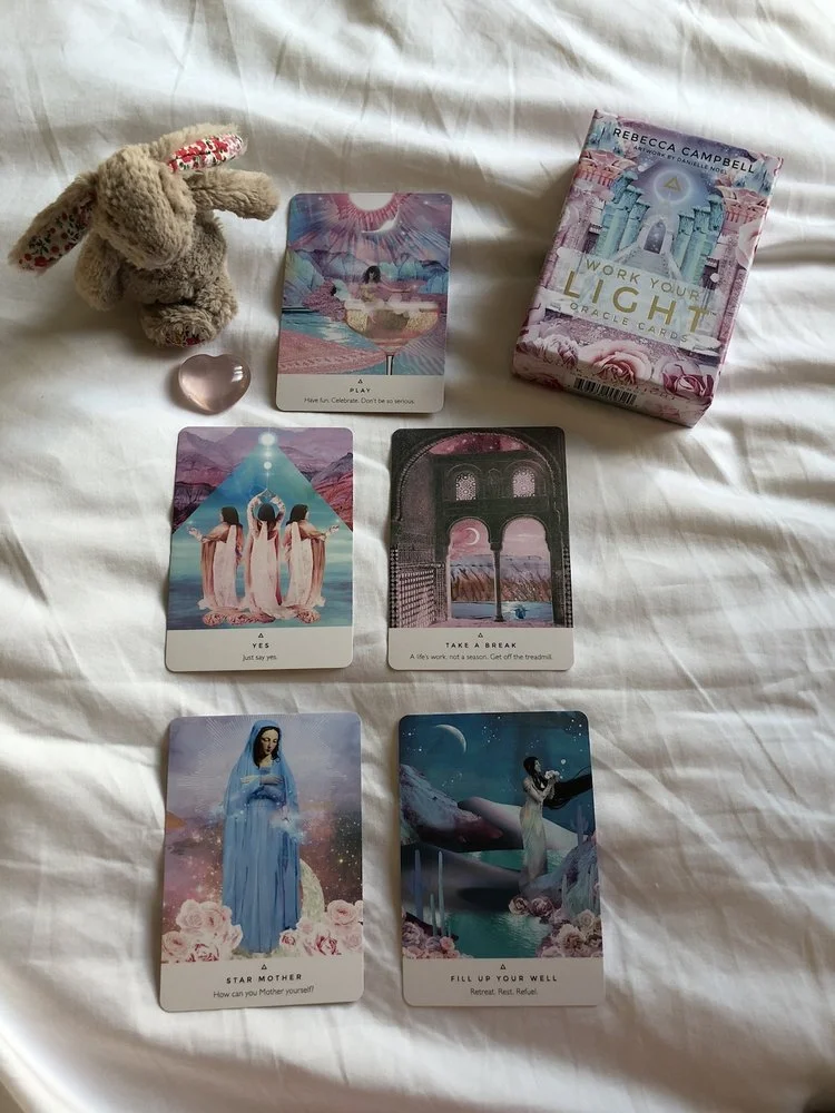 Work Your Light Oracle cards by Rebecca Campbell