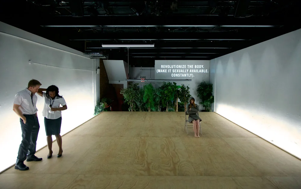 Revolt. She Said. Revolt Again. By Alice Birch SOHO REP April 2016 Direction Lileana Blain-Cruz Sets Adam Rigg Costumes Kaye Voyce Lighting Yi Zhao Projections Hannah Wasileski Sound Palmer Hefferan 2016 HENRY HEWES DESIGN NOMINATION