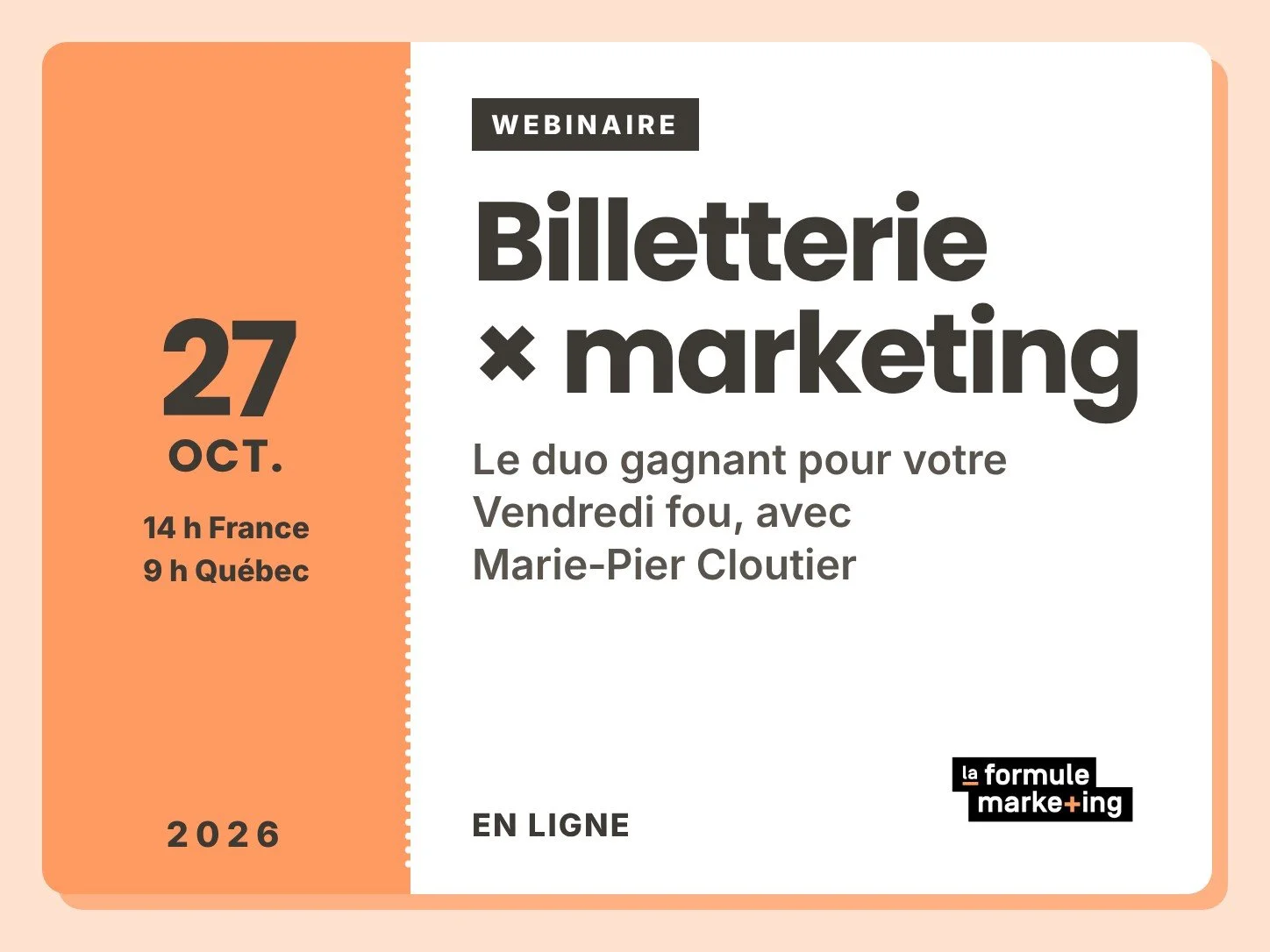 Billetterie × marketing : le duo gagnant pour votre Vendredi fou