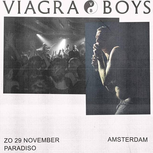 Cum get some Viagra Boys // Nov 29th Paradiso Amsterdam main room. Listen to new EP Common Sense via link in bio. Weekend jams.