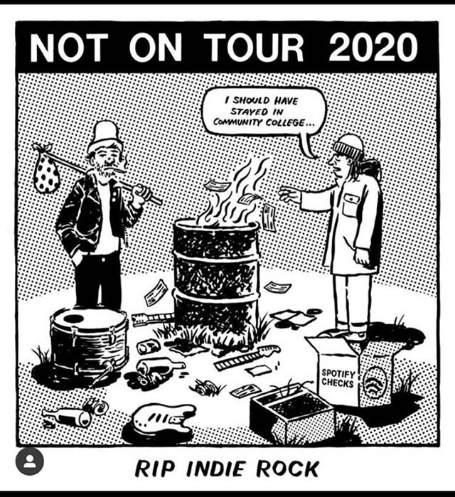 Get that Ryley Walker shirt, record and everything else and support the good people who you'd normally see in person. Also, good jams and we all need shirts.