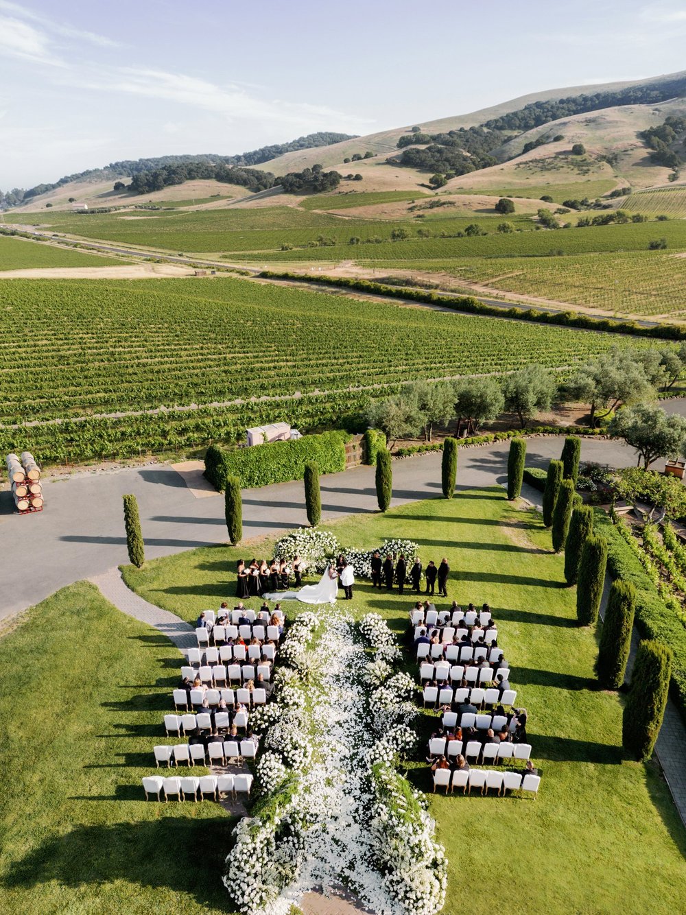 Luxurious Wedding in Napa Valley with a Fusion of Italian Elegance and ...