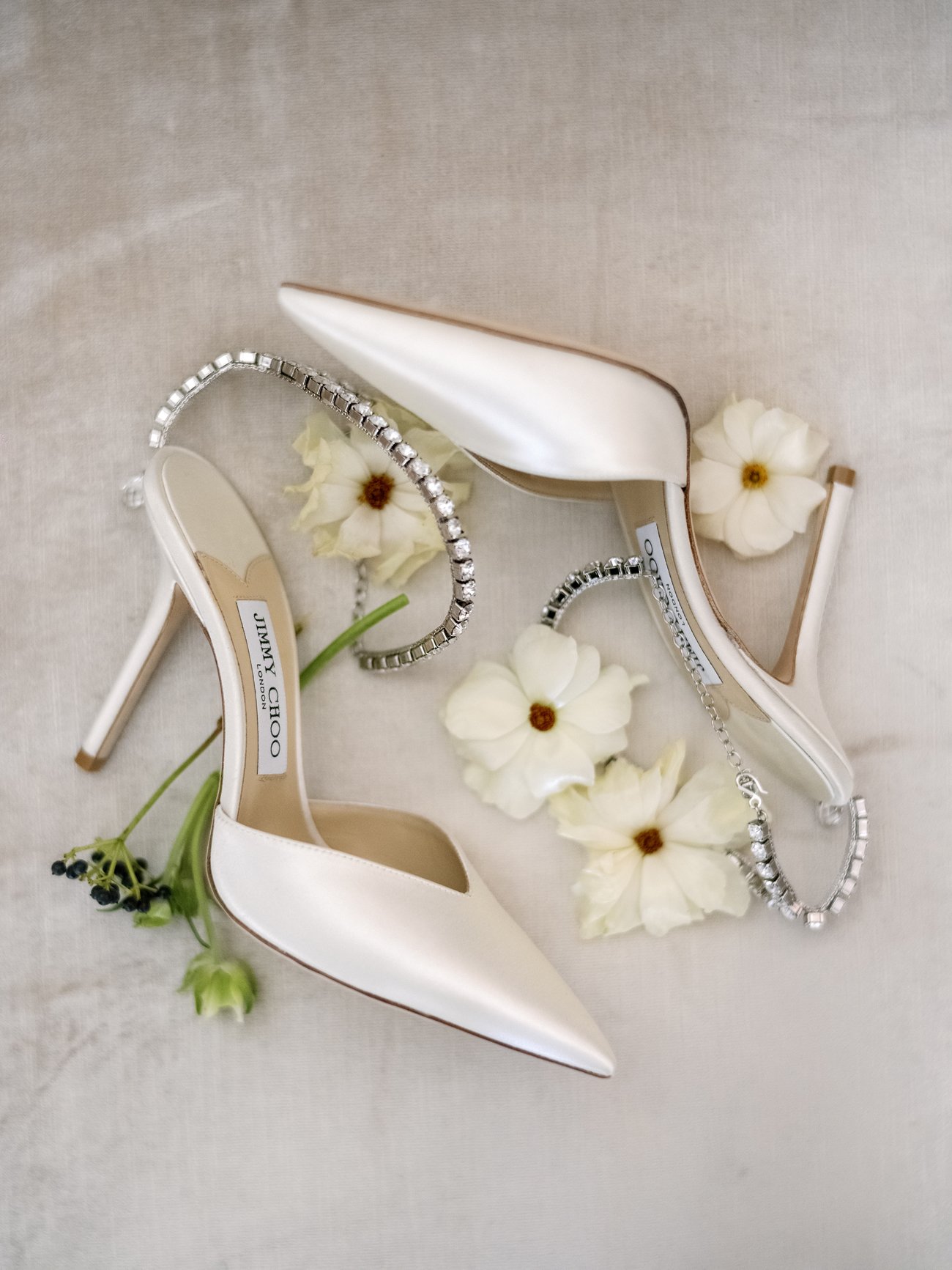 Photo of Gold jimmy choo bridal sandals