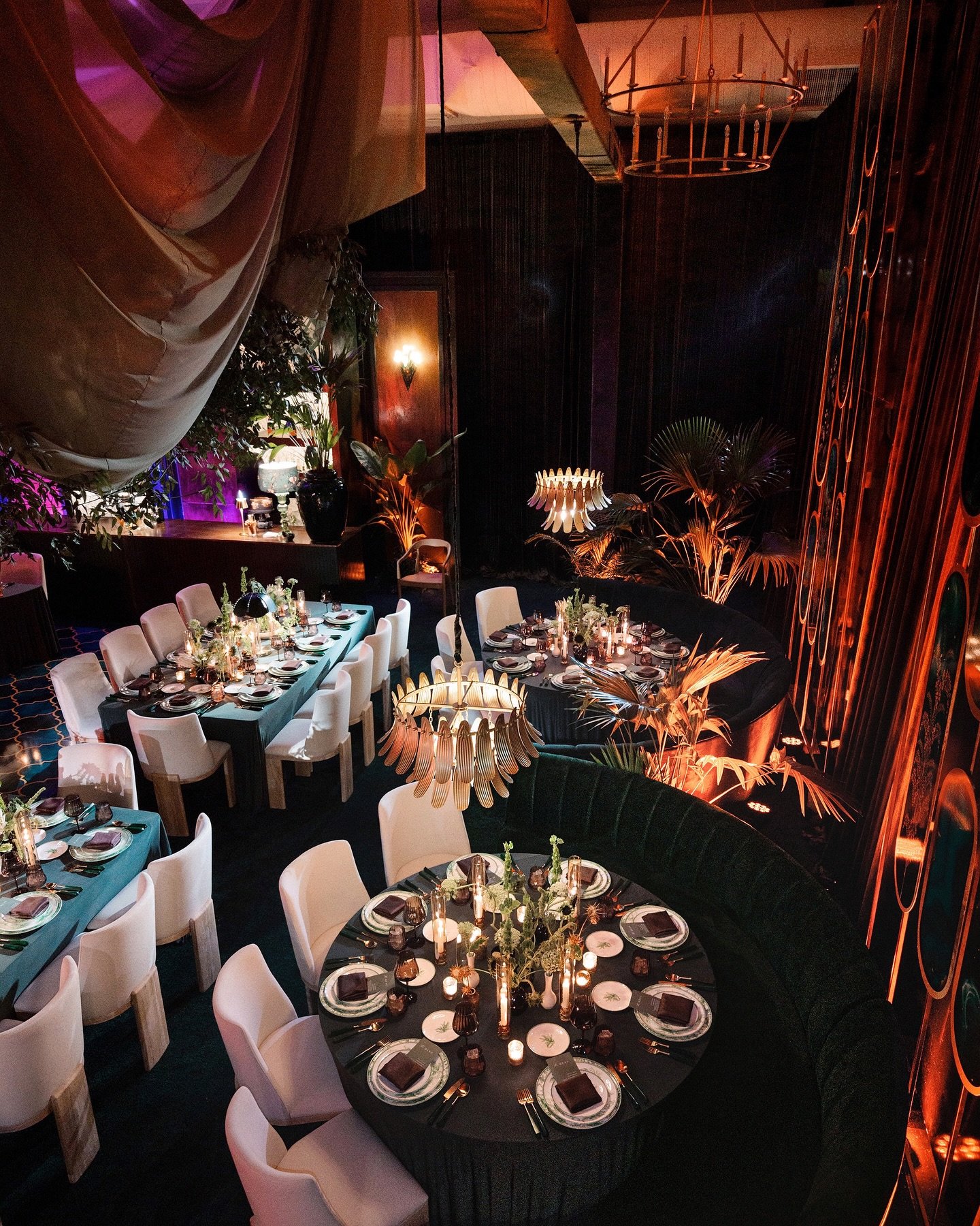 A moody, velvet toned oasis with layered greens, warm light, and meticulously curated texture 🤍🩶 pure atmosphere in a space that carried its own heartbeat, built from a father&rsquo;s vision and a love story that meant everything to this family.

D