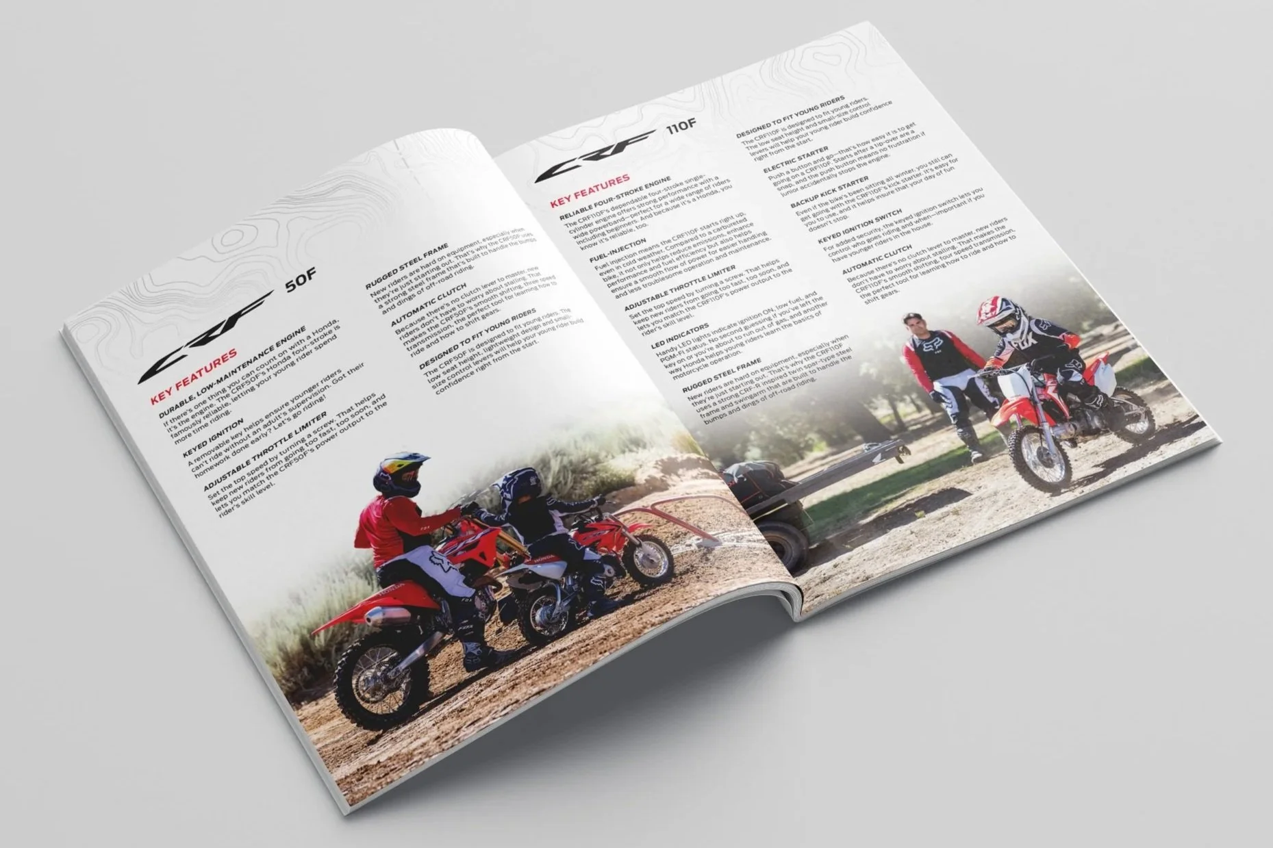 2021 Honda Competition & Trail Motorcycle - Printed Brochure