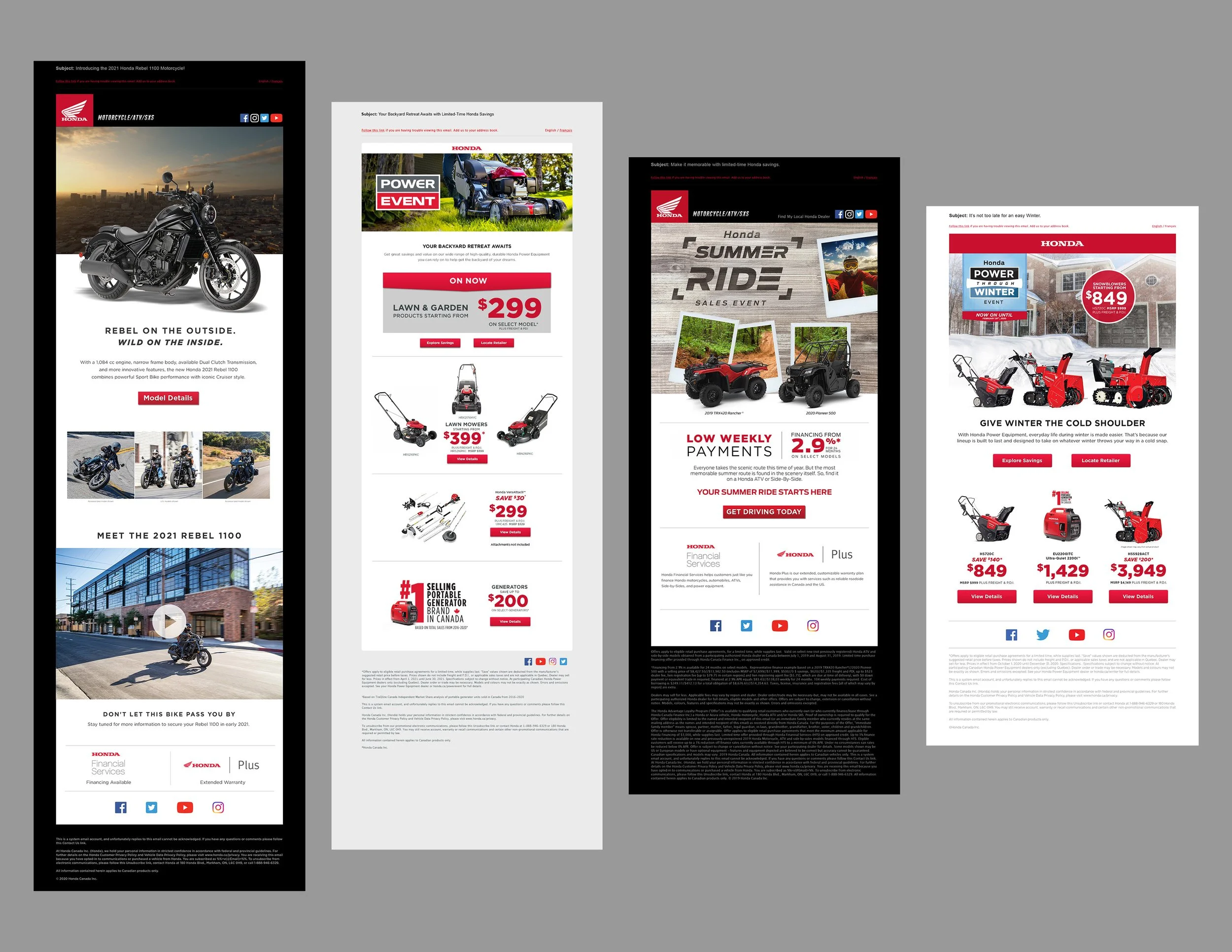 Email marketing - desktop