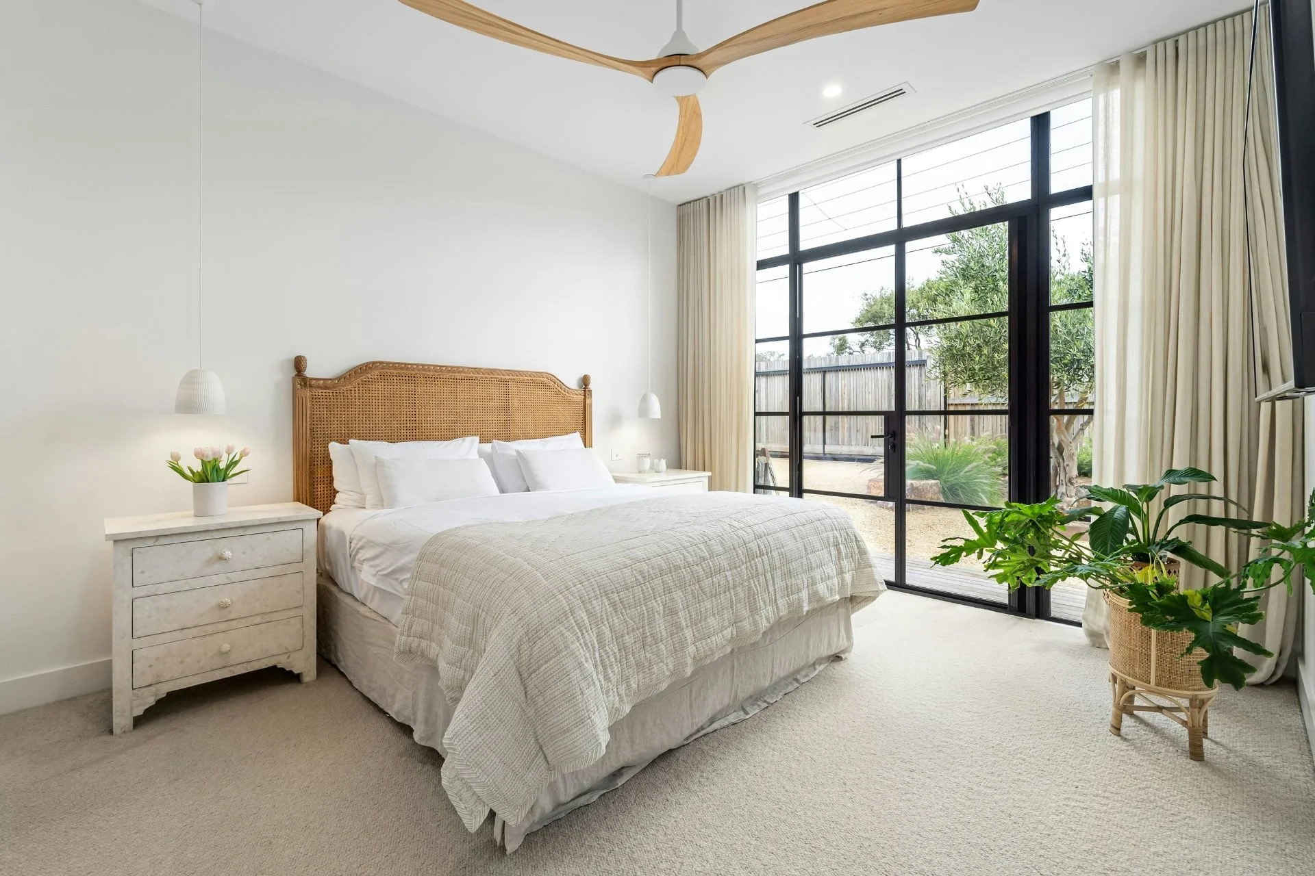 Ducted Air Conditioner in Bedroom