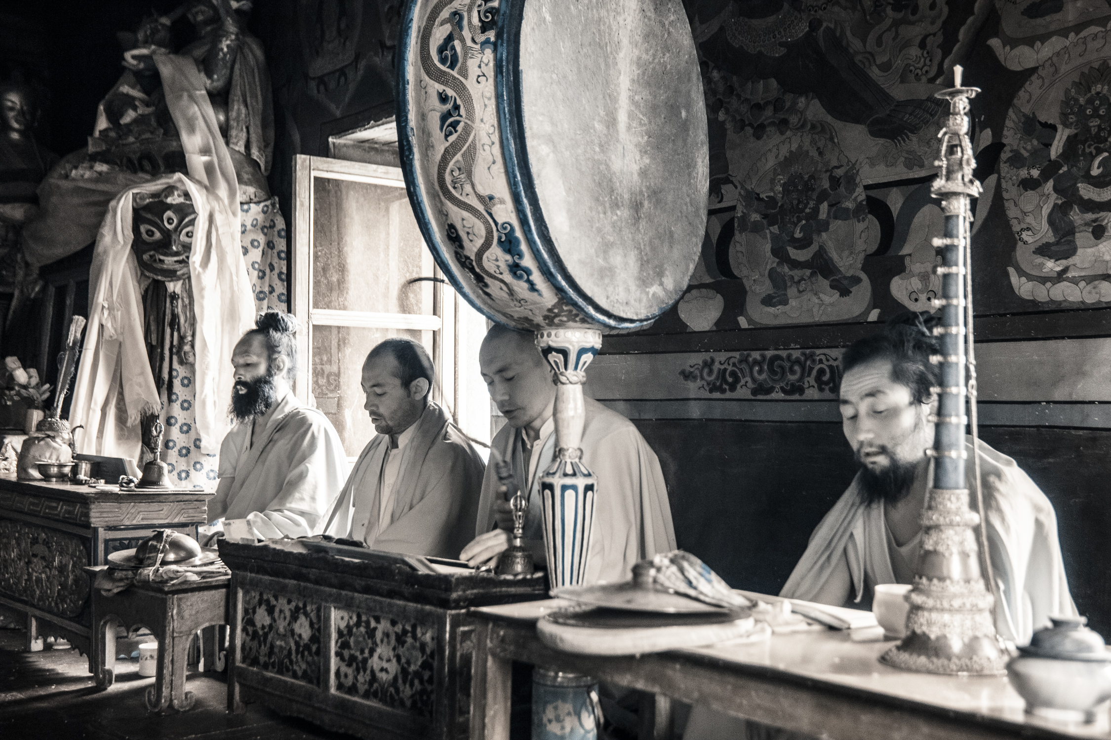  Monks in Lamayuru Monastery.  