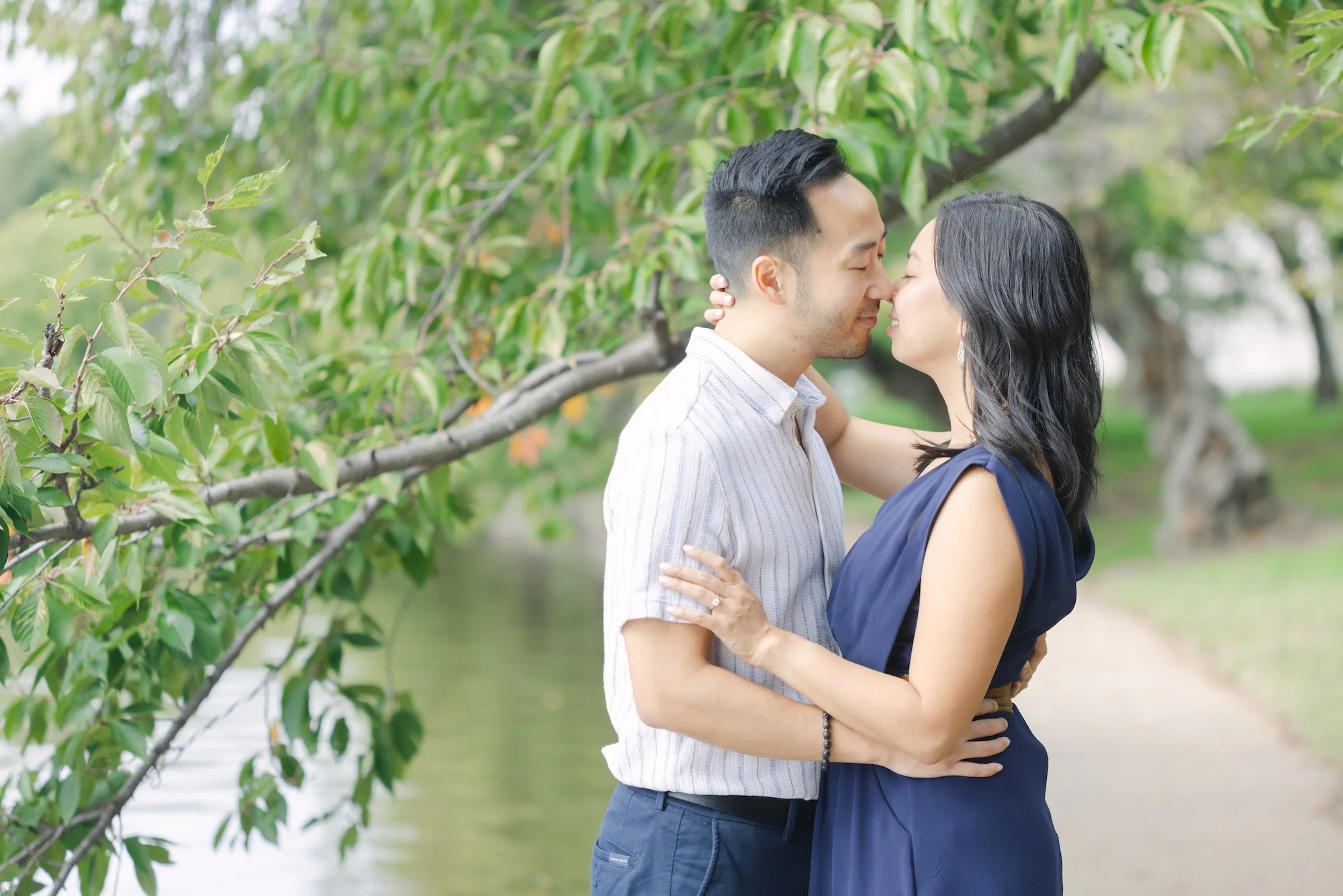 October Engagement Session in Washington DC