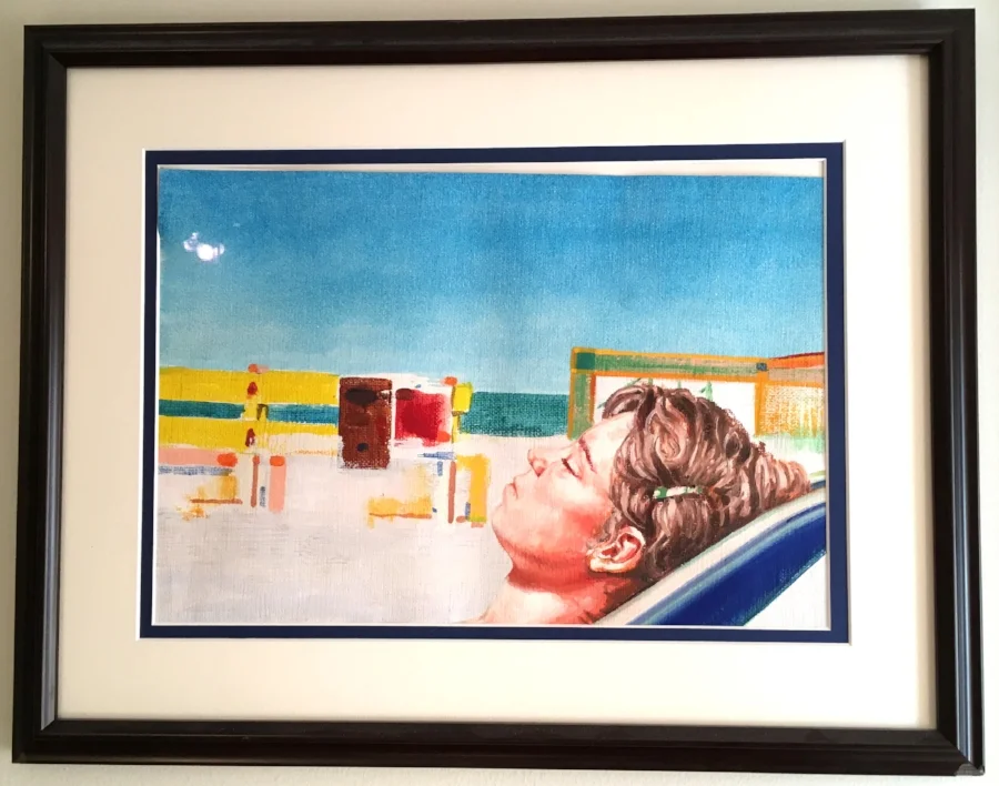 A portrait of my mother, Susan, by my beloved late father. 