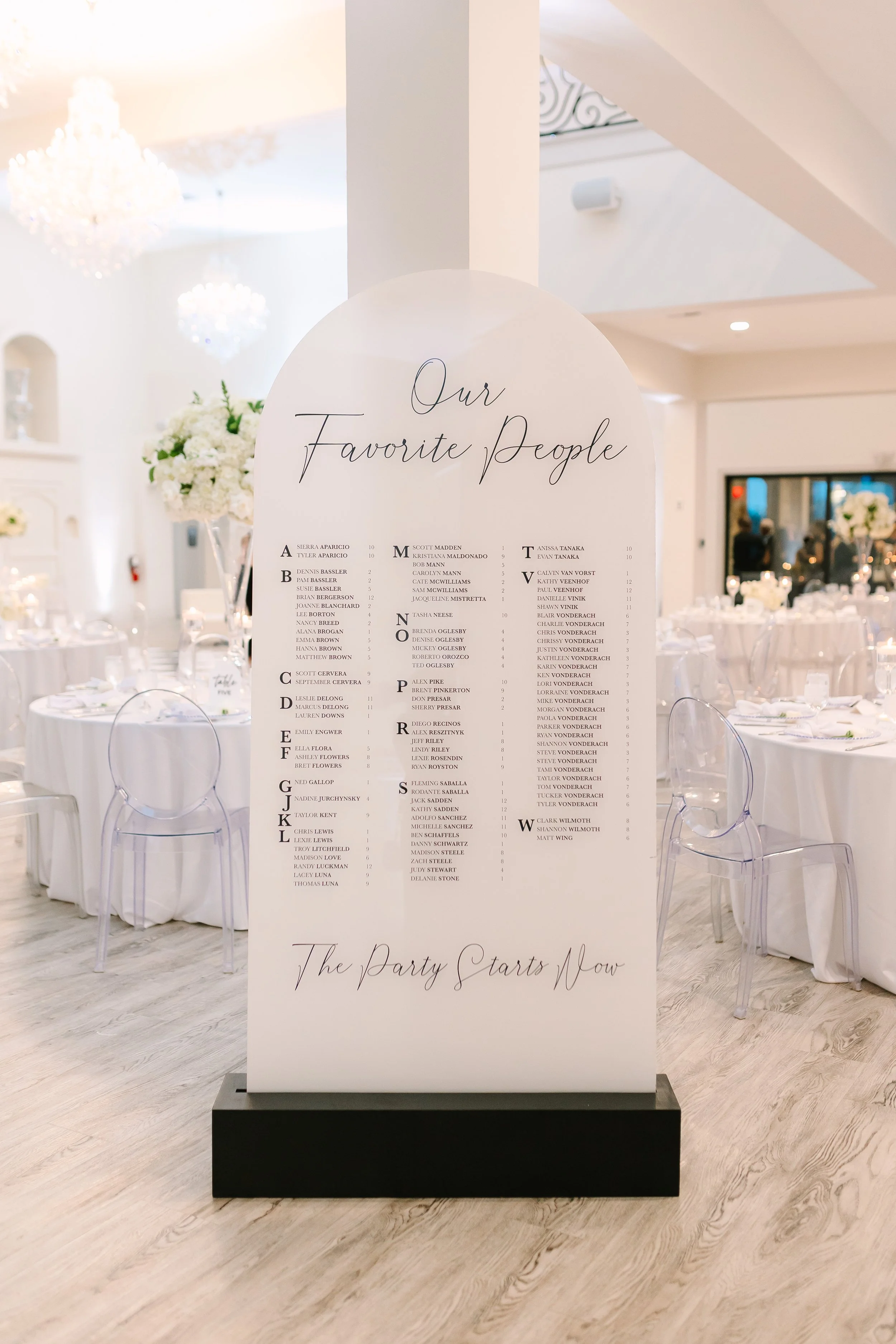 Acrylic Arch Sign