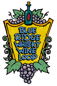 Blue Ridge Whiskey Wine Food Logo