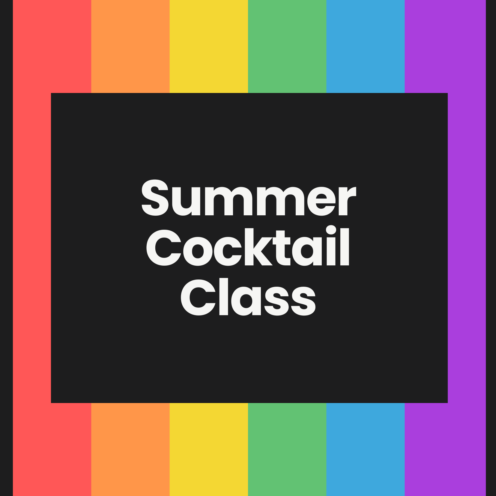 Summer Cocktail Class 