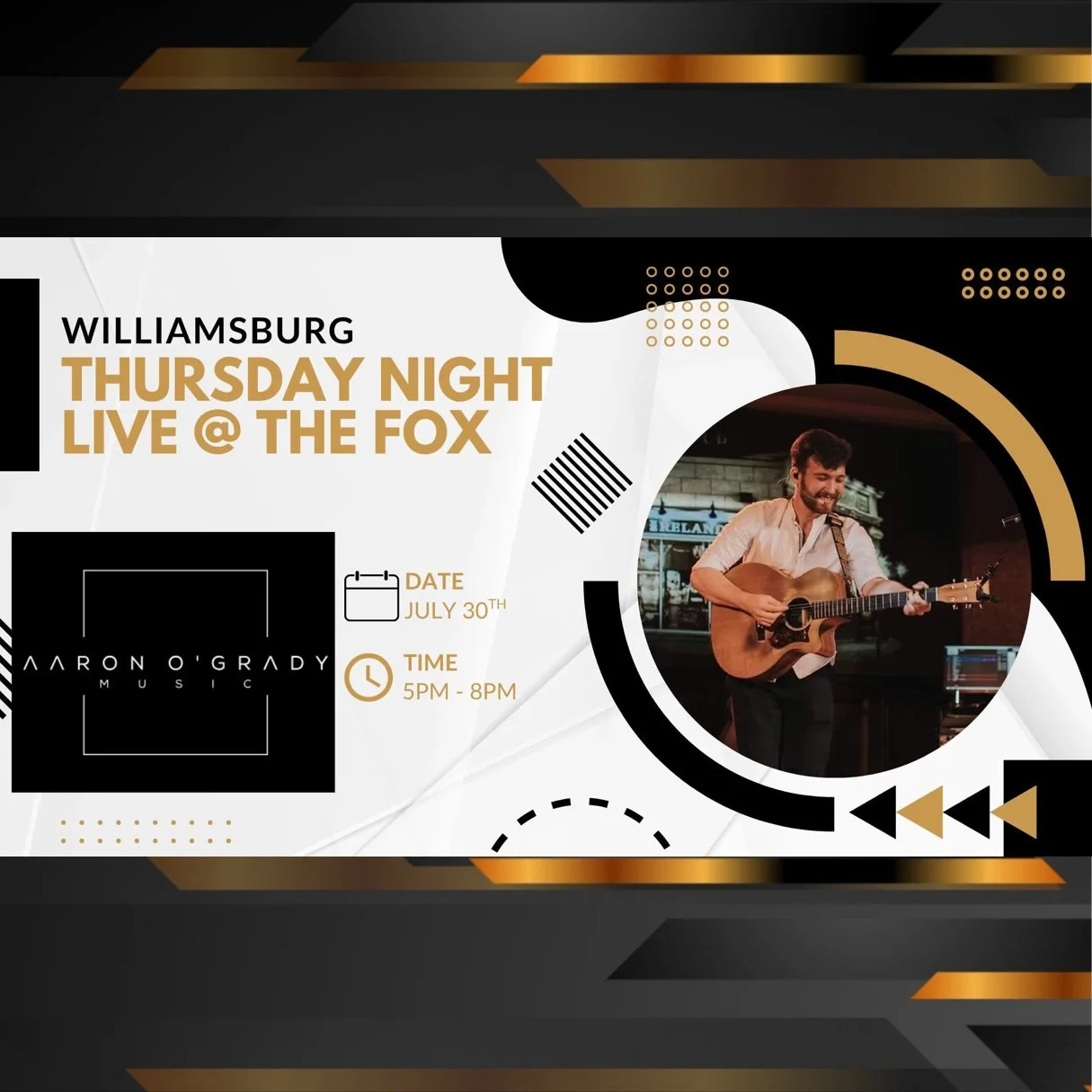 Thursday Night Live with  Aaron o’grady