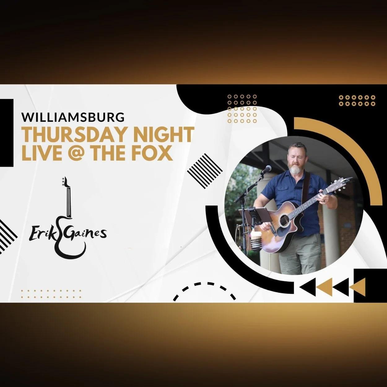 Thursday Night Live @ the Fox - Erik Gaines