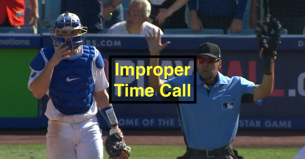 What Happens When an Umpire Improperly Calls Time? — Inside the Seams