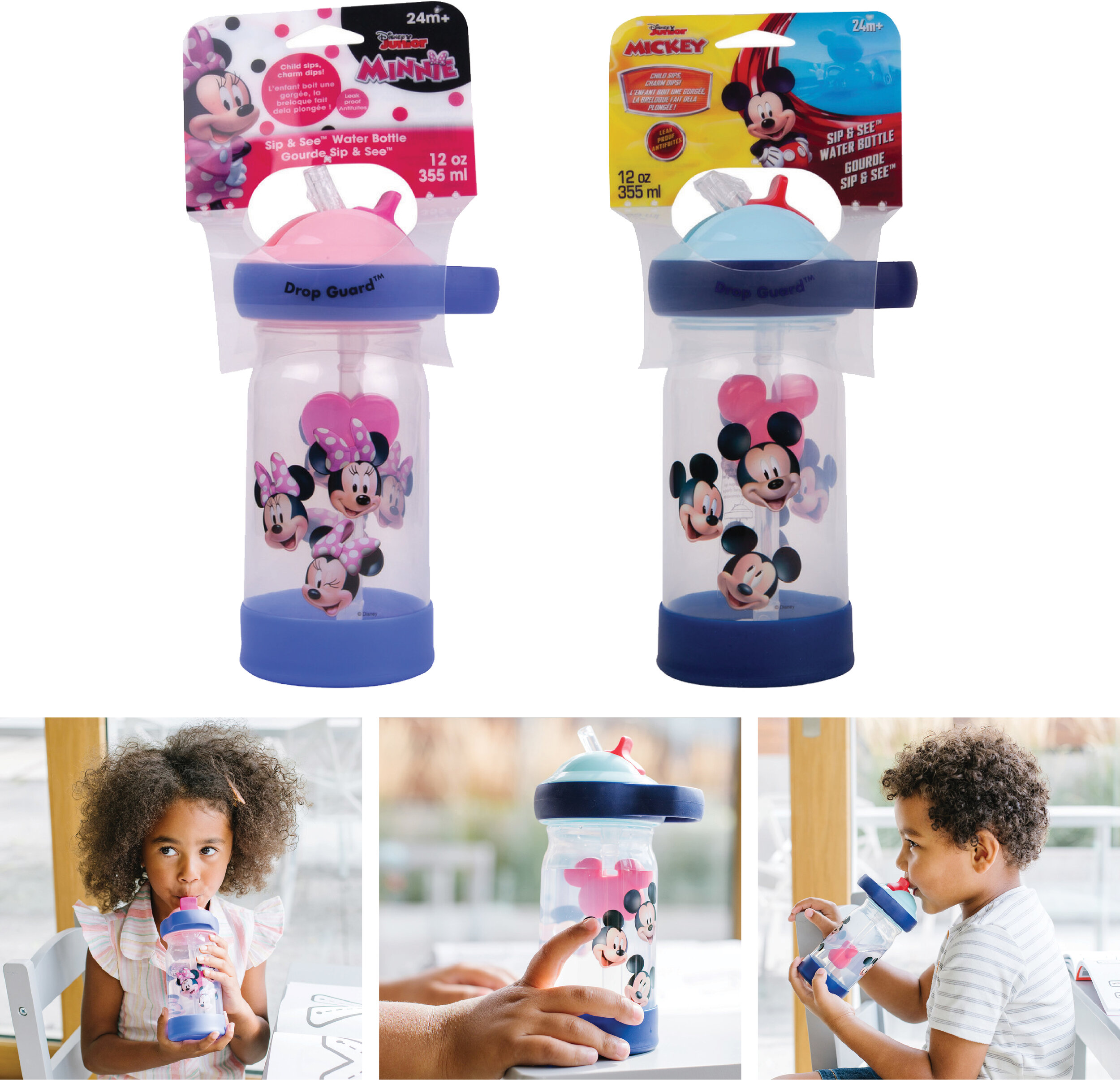 Disney Sip & See Water Bottle 