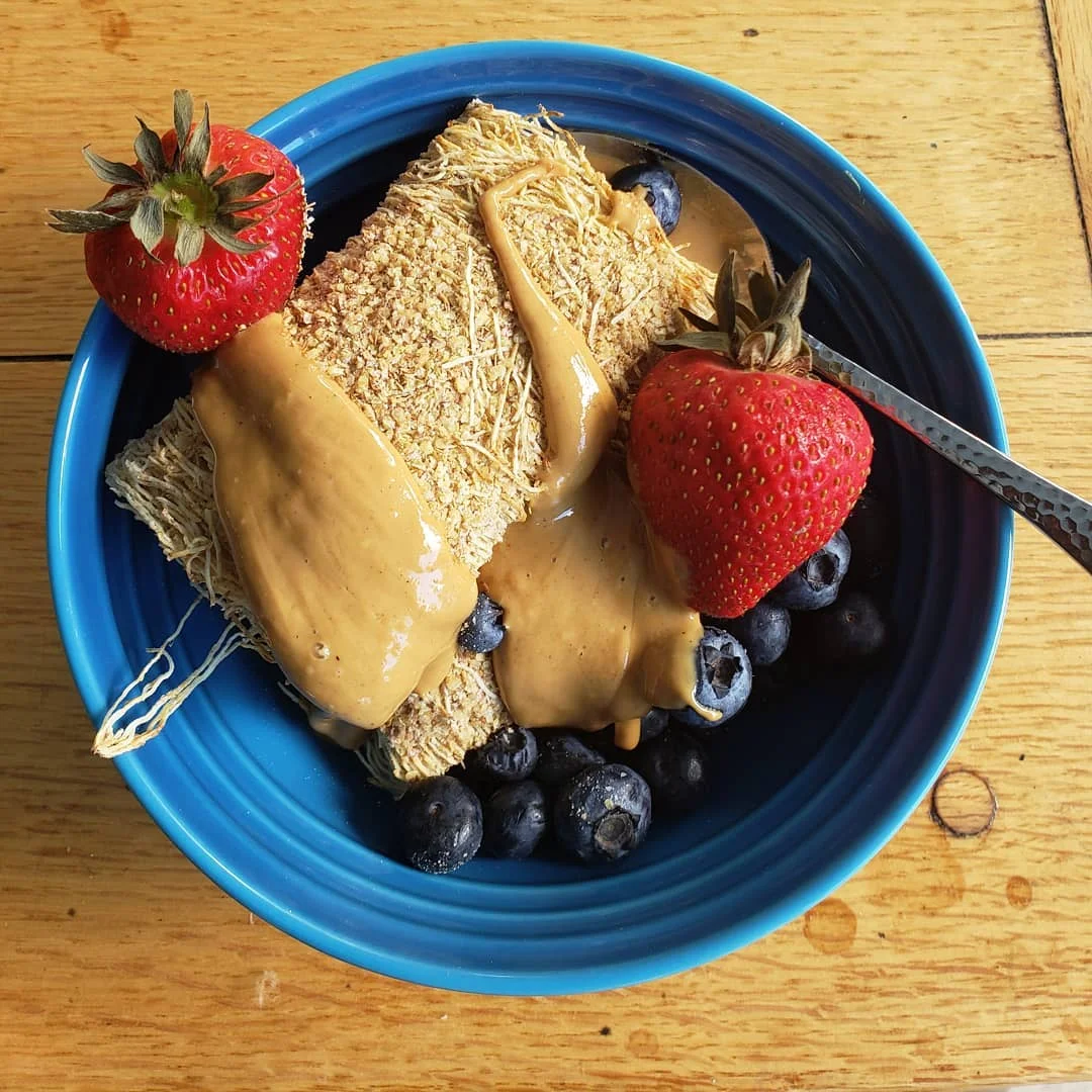Breakfast with our organic cashew butter