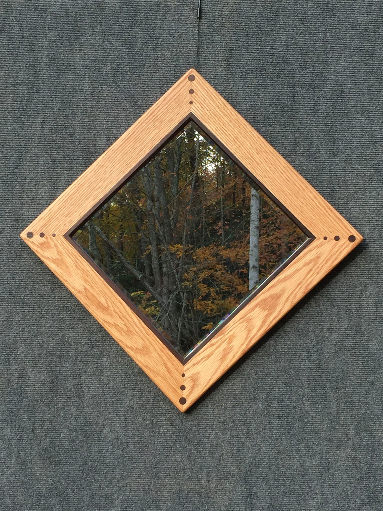 Oak and Wenge Small Square