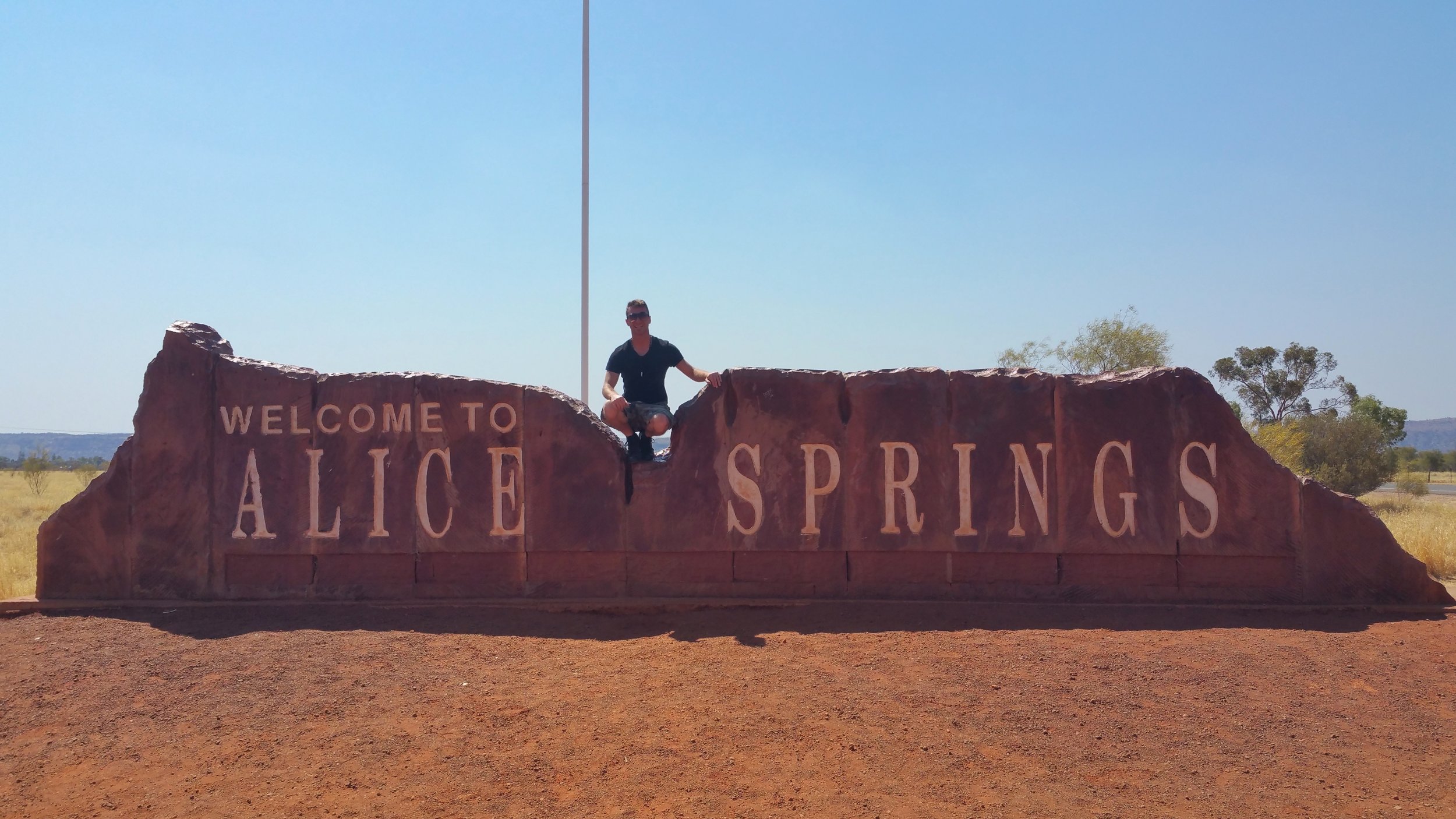 Starting my new flying journey in Alice Springs.