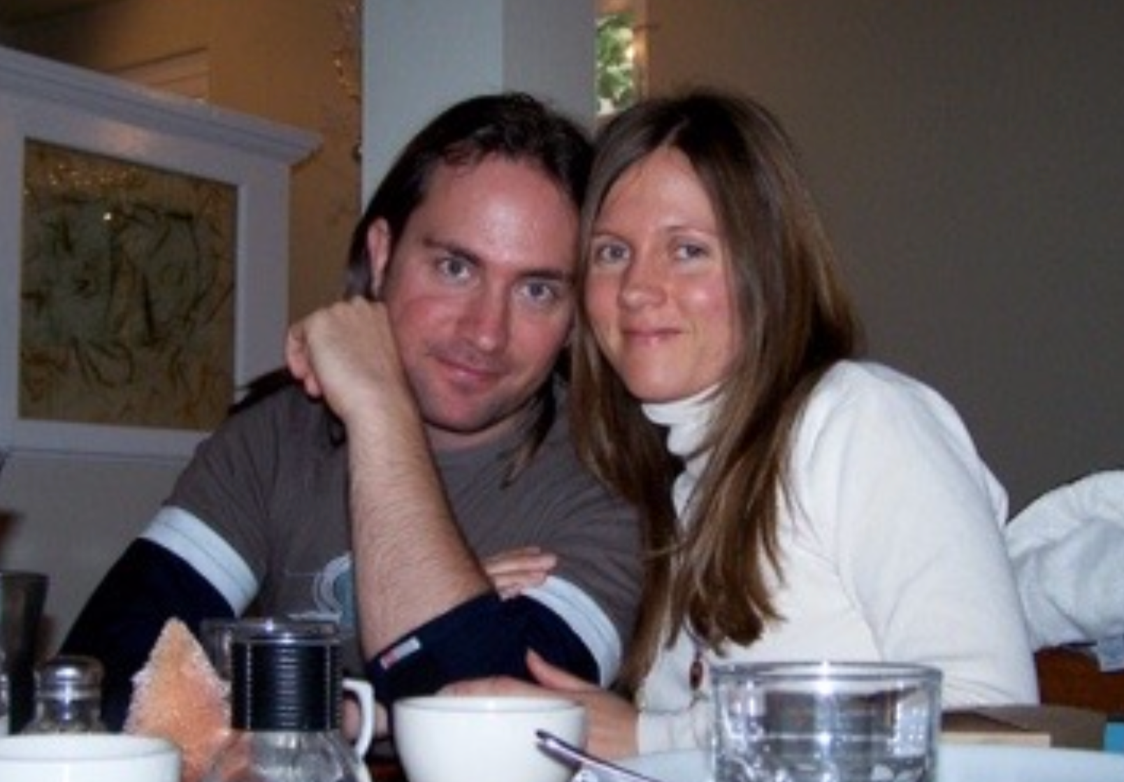 Myself and my Brot.her on one of his visits to America