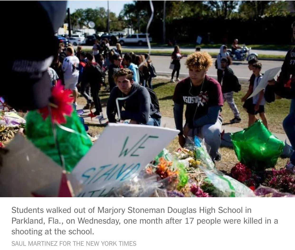 National School Walkout: Thousands Protest Against Gun Violence 
