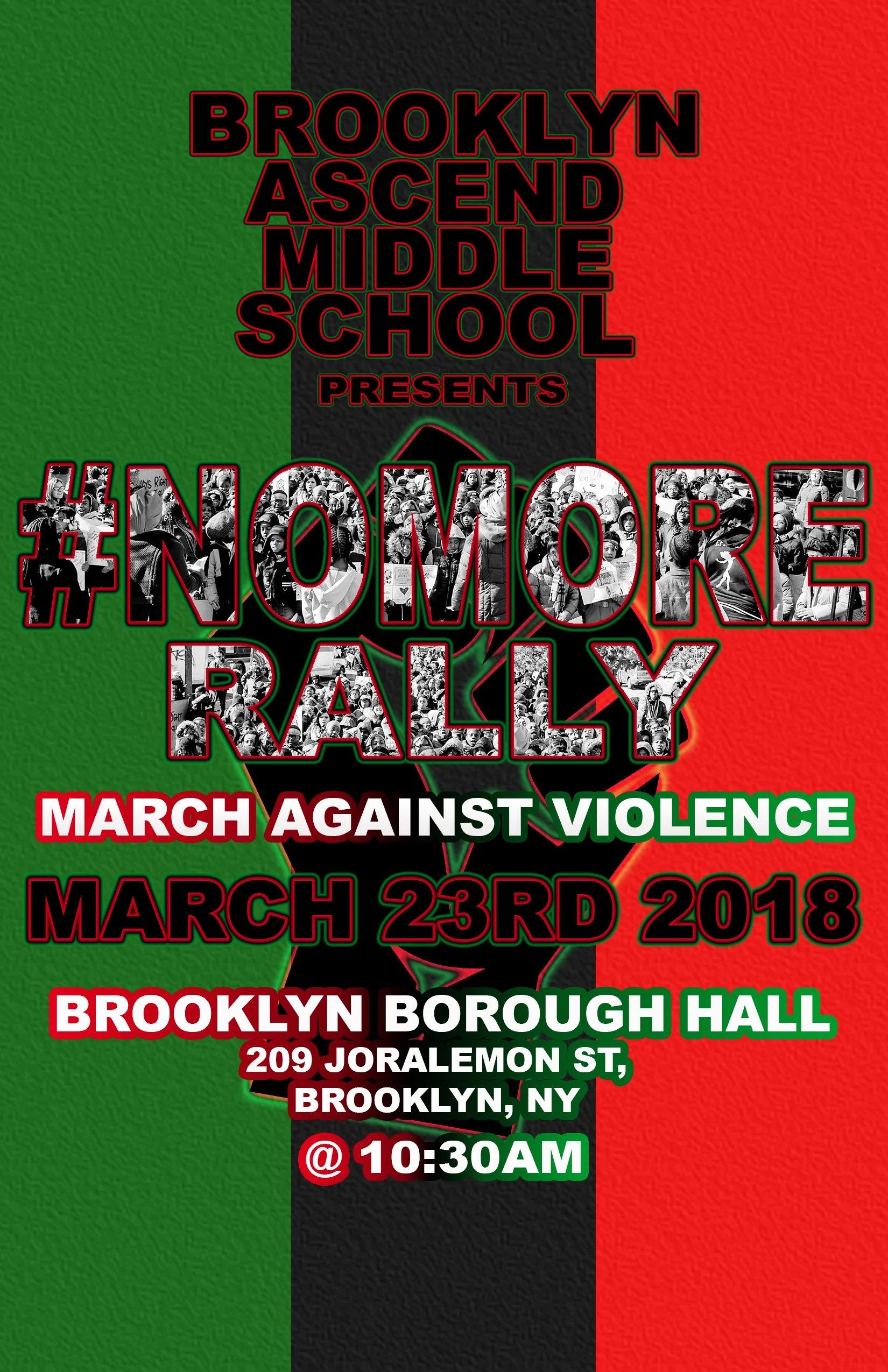 Students in Brooklyn protest gun violence on eve of March for Our Lives