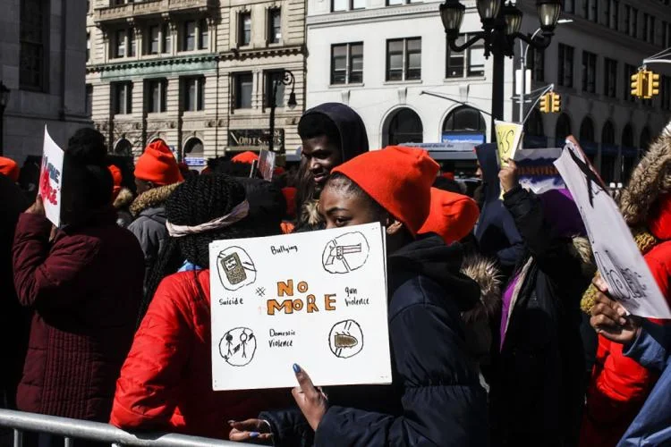 Charter school students call for end to gun violence in Brooklyn rally