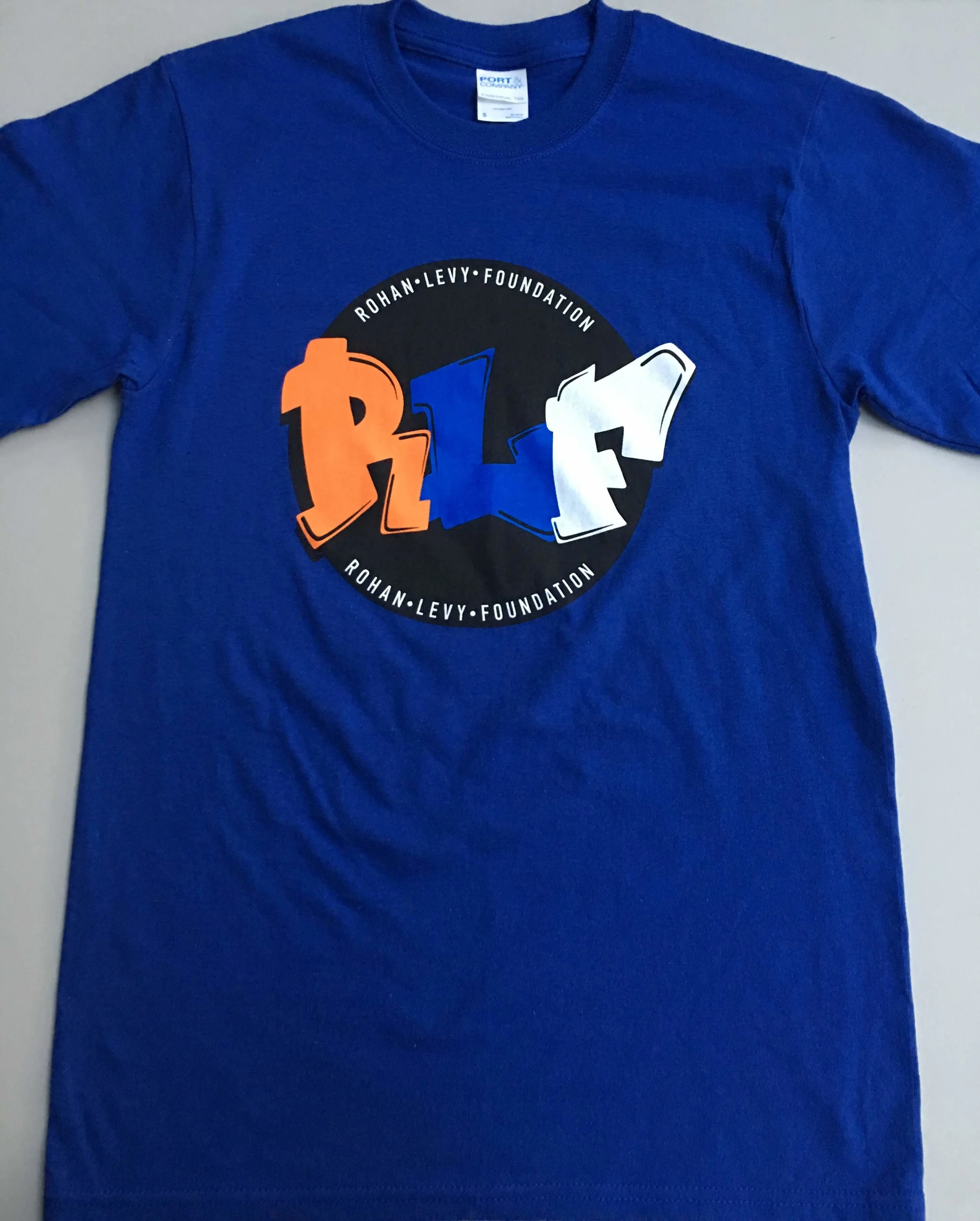 Blue RLF Unisex Logo Tee - Youth