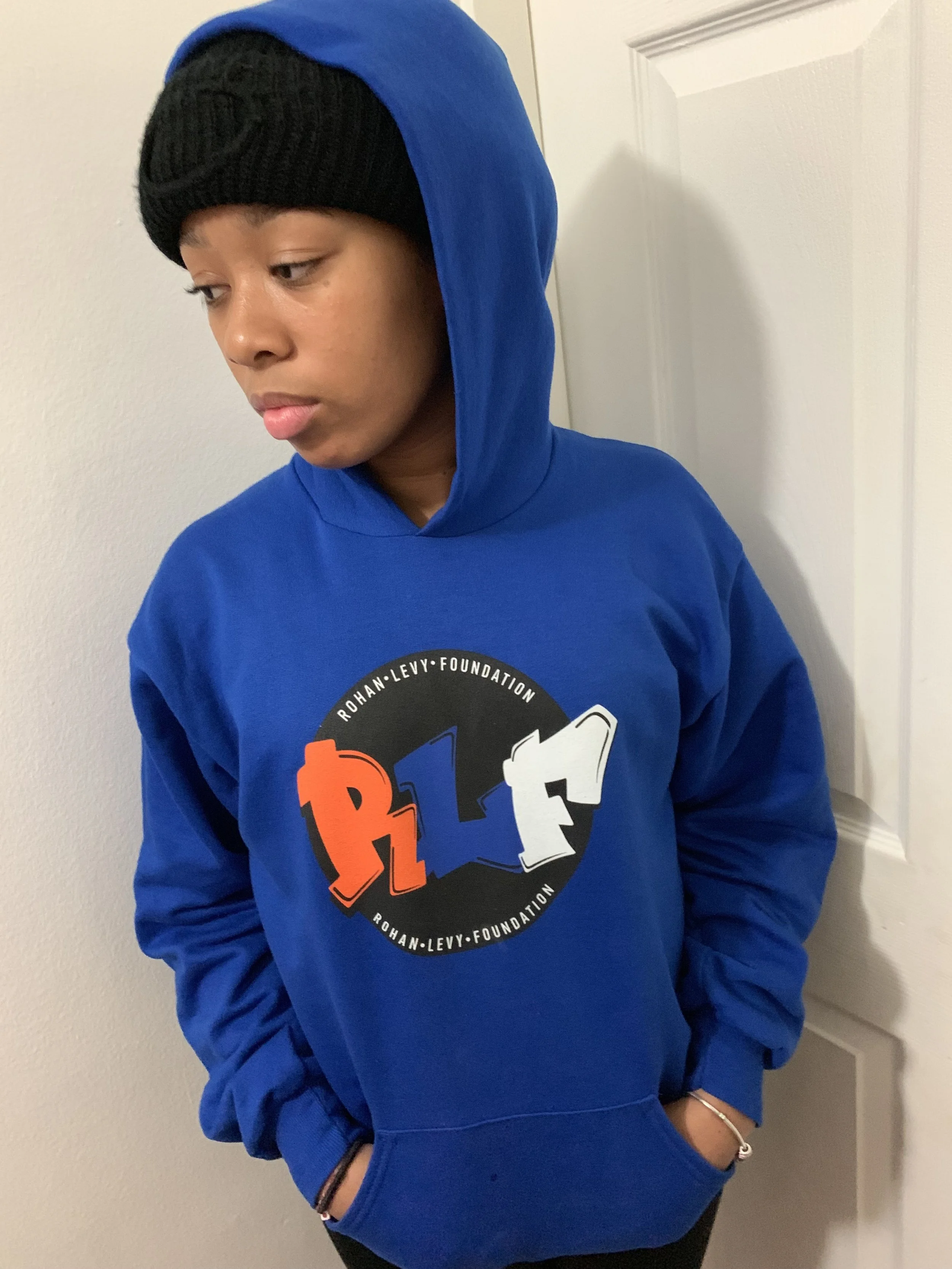 Blue RLF Unisex Logo Hoodie
