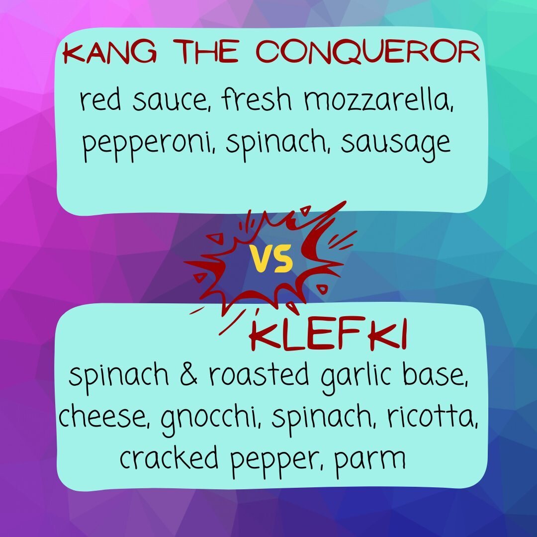 Last day of March Madness! Who will come out on top? Stop in to cast your vote or tune in tomorrow to see who was this month's favorite pizza! We love doing this every year and hope you do too! 🖖