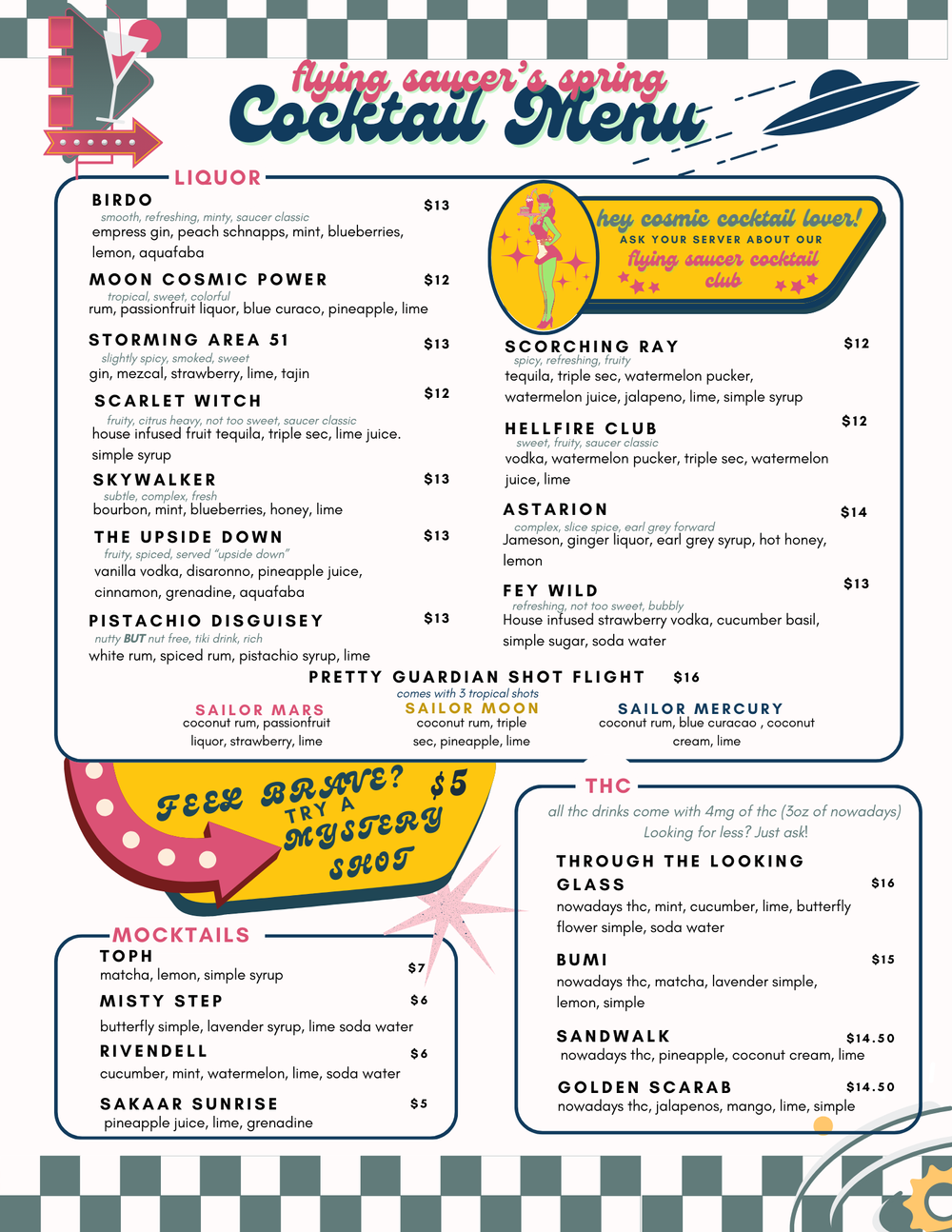 Flying Saucer Pizza Company's Menu — Flying Saucer Pizza Company