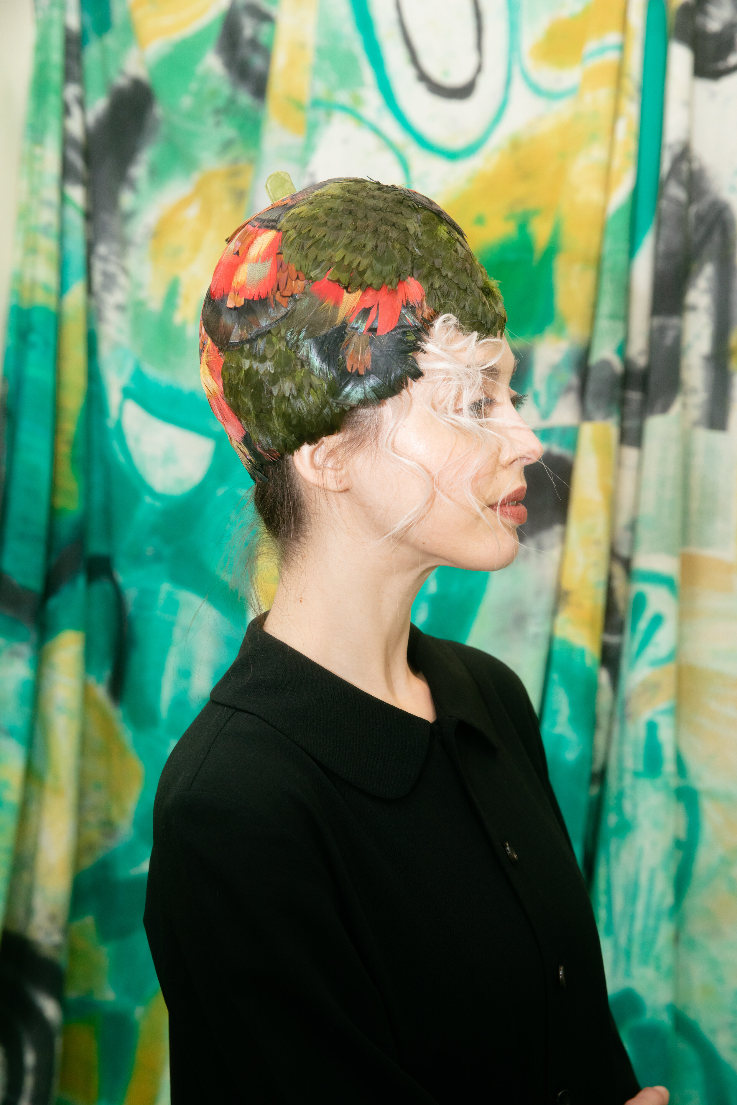 Christian Dior Vintage Feather Hat 