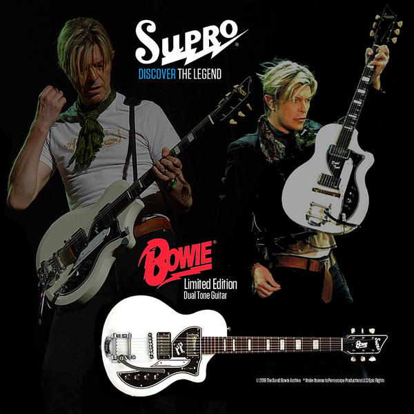 Supro recreates Bowie's Dual Guitar — David Bowie