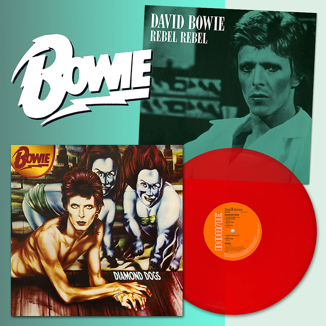 Kalkun Mob hvorfor ikke Dogs 45th red vinyl and original rebel digital due — David Bowie