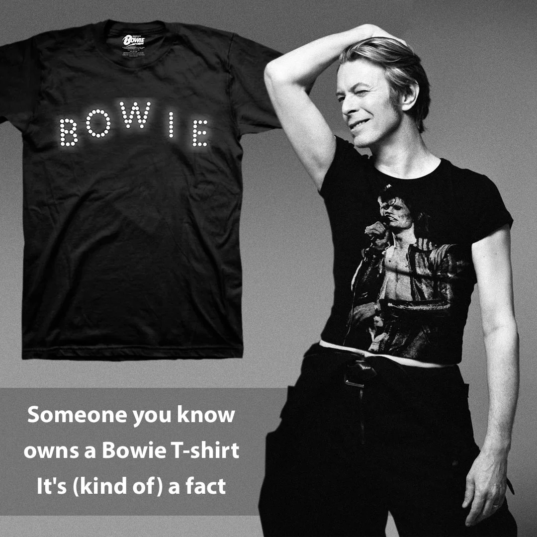 The world is wearing David Bowie