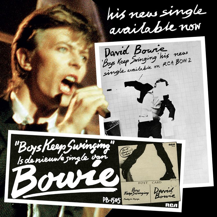 40th anniversary Boys Keep Swinging out now — David Bowie