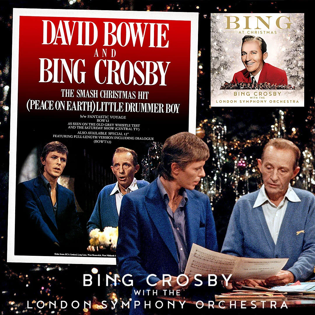 Bowie and Bing with strings