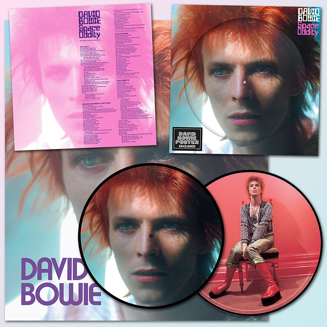 Limited Edition CD Platinum Disc SPACE ODDITY Century Music Awards DAVID BOWIE DAVID BOWIE